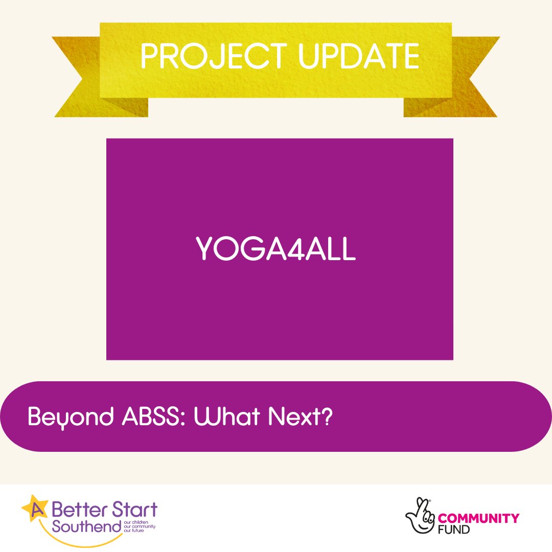 From 28.02.25, ABSS funding of Yoga4all: Pregnancy, Mother and Baby, and Parent and Toddler Yoga will end, in preparation for the ABSS grant end. Learn more: abetterstartsouthend.co.uk/yoga4all-pregn… 
<a href="/CityFamilyCIC/">City Family</a> <a href="/savs_southend/">SAVS</a> 
#Yoga4all #BeyondABSS