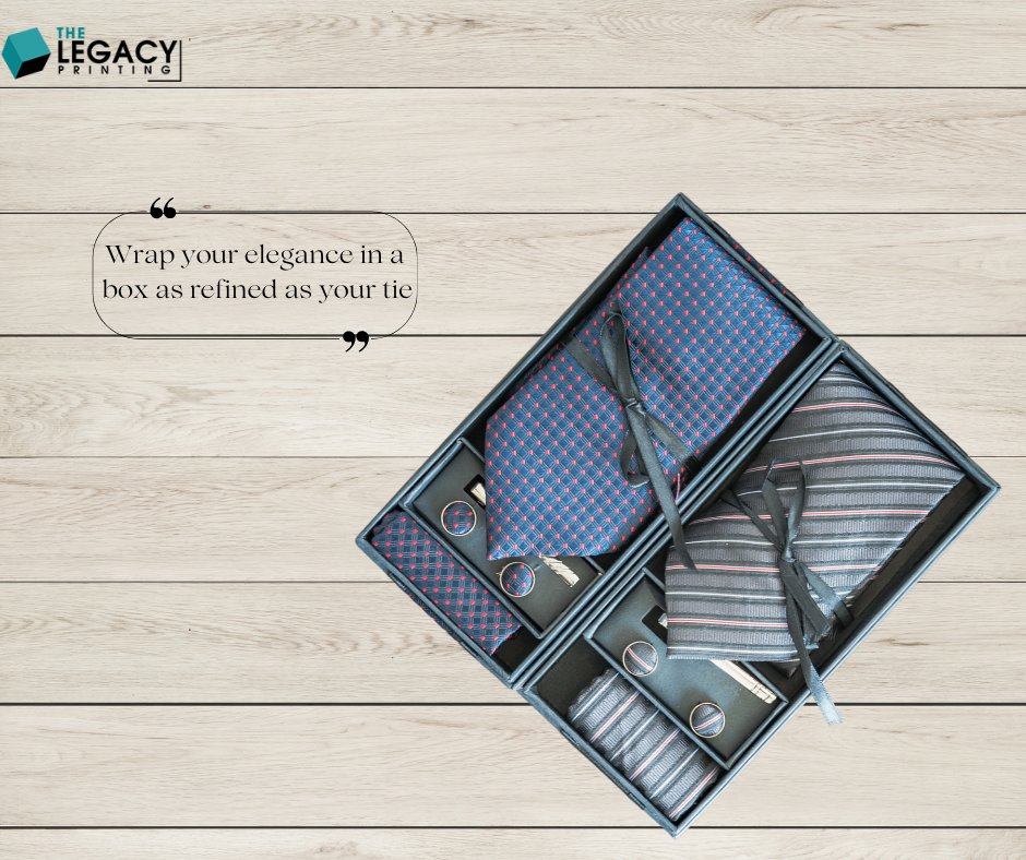 legacy_printing's tweet image. Crafted for brands that value elegance – our custom tie boxes offer premium packaging tailored to your vision. Elevate your brand with sophistication.

For more info: shorturl.at/HSogw

#CustomTieBox #BrandedPackaging #LuxuryPackaging #TailoredForBrands #PremiumPackaging
