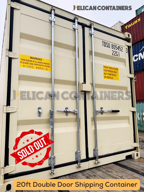 We have successfully sold two new
(one trip) 20ft double-door shipping containers to our valued client!
Need a shipping container? Contact Pelican Containers!

#20ftContainer #container #shippingcontainer #cargocontainer #containerforsale #ContainerSales #shippingcontainerstorage