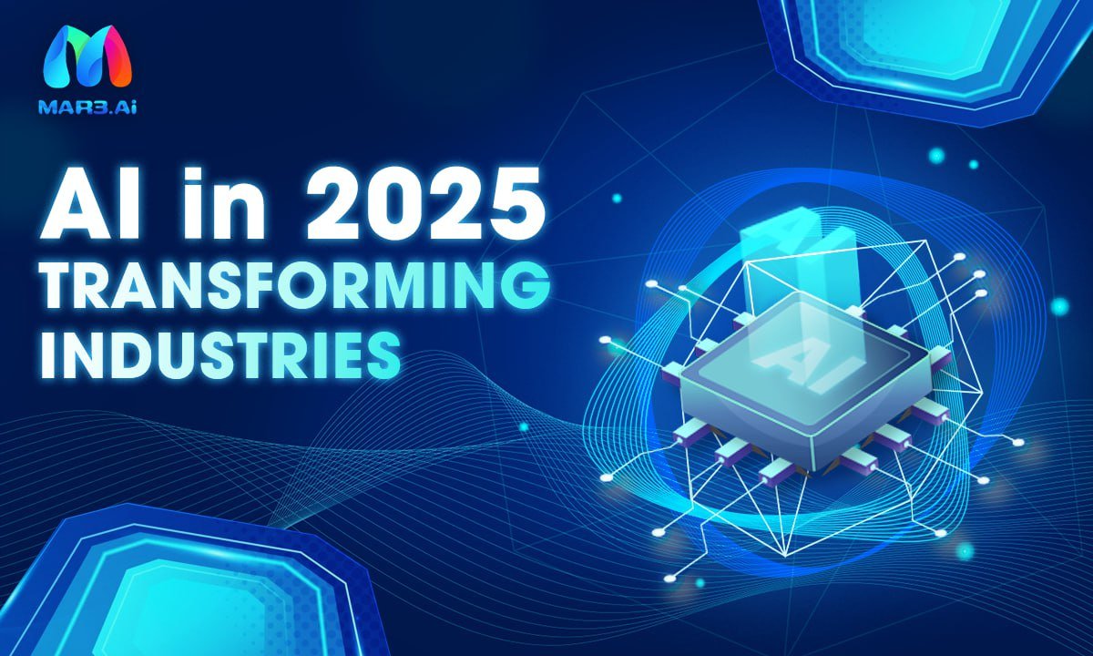 💣2025: The AI Revolution is Here. 

🔗Artificial intelligence has moved beyond potential and is now a driving force across all sectors. We're witnessing a fundamental transformation: smart factories are maximizing manufacturing output, AI-powered precision medicine is