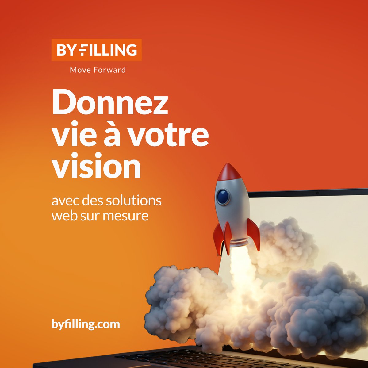 Donnez vie à votre vision avec des solutions web sur mesure. Nous créons des sites performants et adaptés à vos besoins pour maximiser votre impact digital.

Contactez-nous dès maintenant : byfilling.com/#

#WebDevelopment  #DigitalMarketing  #IMPACT  #WebDesign