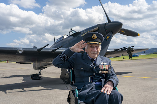 #RIP John ‘Paddy’ Hemingway who passed away on Monday at at the age of 105. Hemingway was the last surviving Battle of Britain pilot. Born in Dublin in 1919, Hemingway joined the RAF in 1938. He flew Hawker Hurricanes during WWII and survived being shot down four times.