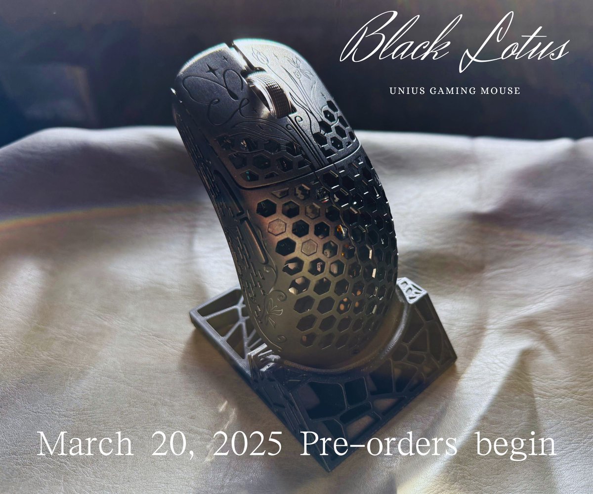 マウス・トラックボール Unius black lotus Unius - Black Lotus