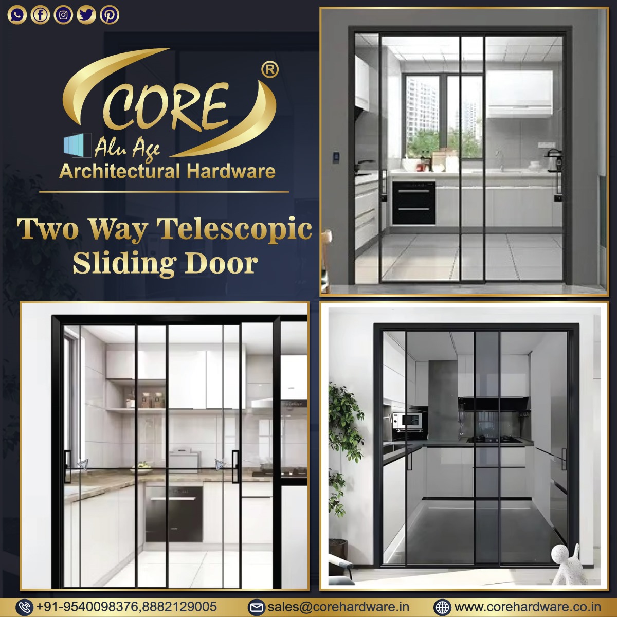 corealuage's tweet image. Maximize space with Core’s Two-Way Telescopic Sliding System – smooth, aligned movement for a sleek &amp;amp; modern touch! 🚪

#TelescopicSliding #SlidingDoorSystem #SpaceSaver #ModernArchitecture #GlassHardware #SmoothSliding #ModernLiving #CustomDoors #SleekInteriors #CoreHardware