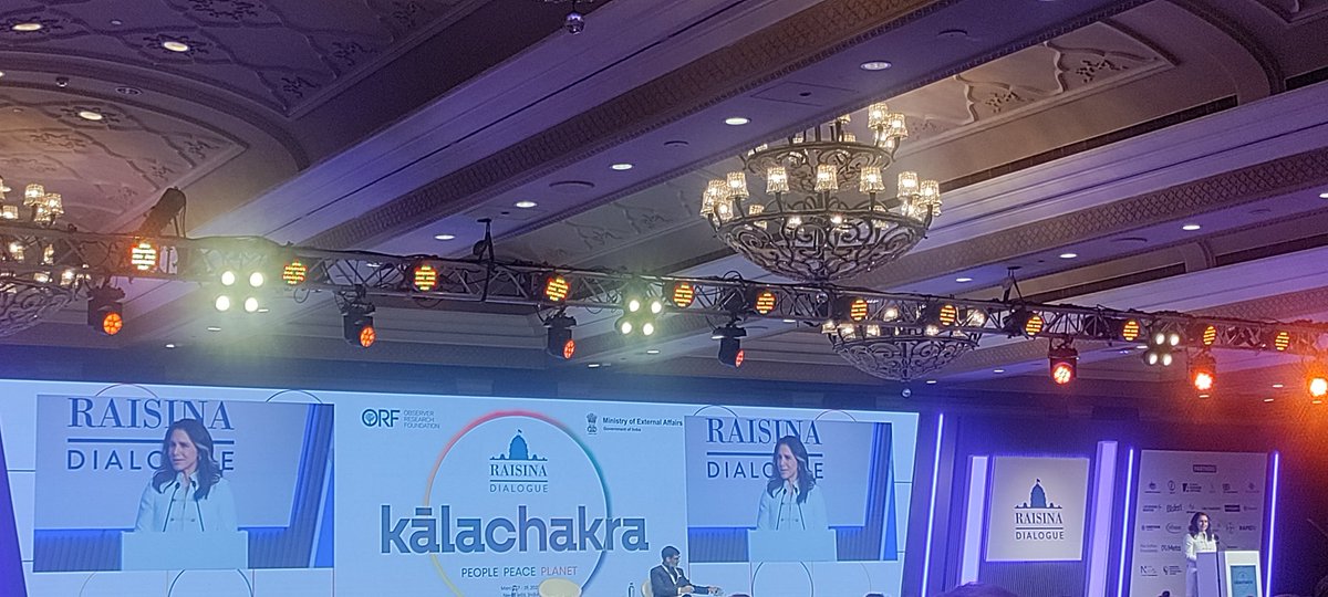 IpsaSahu1's tweet image. Speech by Tulsi Gabbard, Director of National Intelligence, US.

@raisinadialogue #10th_edition #2025
