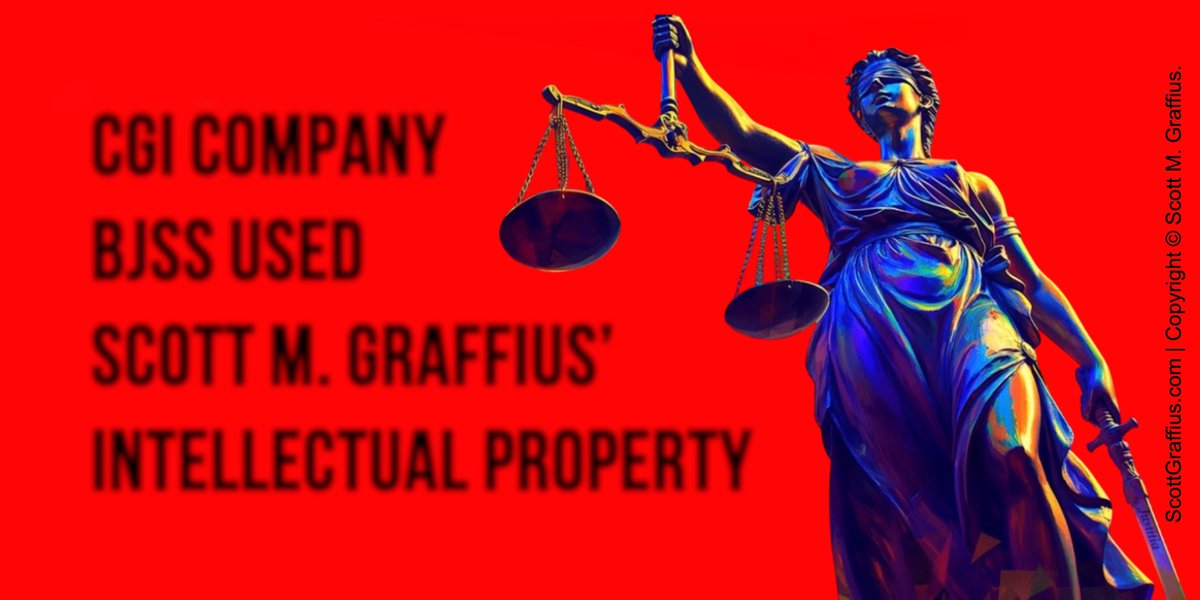 ScottGraffius's tweet photo. #CGI company BJSS used my intellectual property: https://t.co/mCkd3aTwTX
@CGI_DE @CGI_FR @CGI_Polska #IntellectualProperty #IP #IPLaw #IPRights #CopyrightLaw #AntiInnovation #ExperienceCGI https://t.co/5f6H8DWCjb