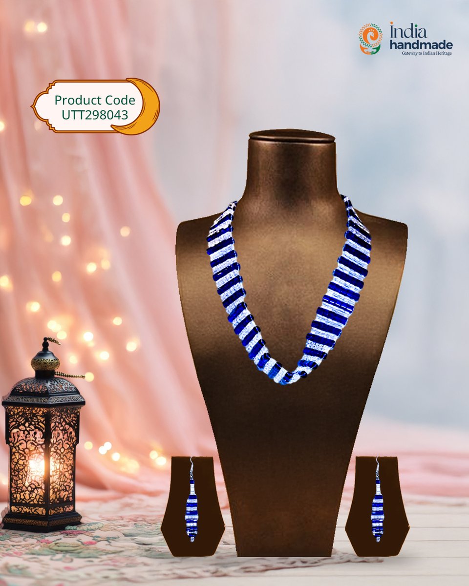 Indiahandmade_'s tweet image. Celebrate the spirit of Eid with the exclusive Eid Special Necklace with Earrings Collection—a perfect blend of tradition and elegance. Shop now at Indiahandmade.com and support India's talented artisans.

#eidcollection #eidjewellery #handmadewithlove #madeinindia