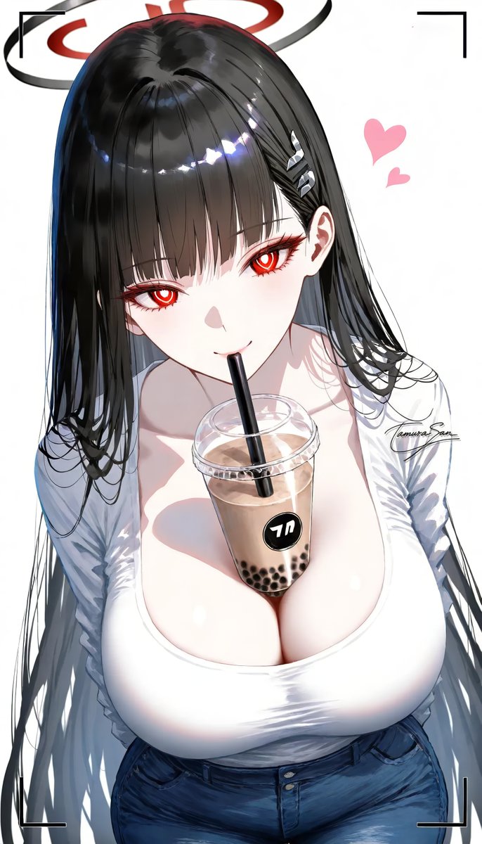 圖 莉央喝珍奶