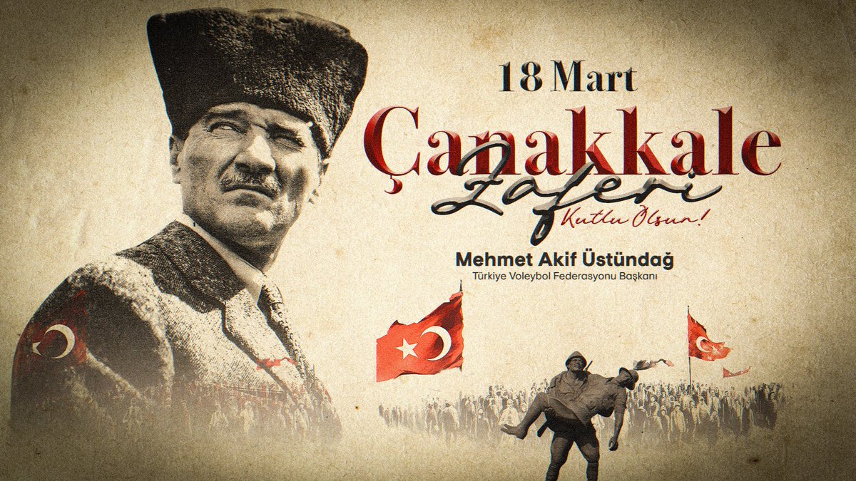 Mehmet Akif Üstündağ (@makifustundag) on Twitter photo Çanakkale Geçilmez! 🇹🇷
Mustafa Kemal Atatürk ve silah arkadaşlarının yazdığı destan, milletimizin bağımsızlık ruhunun en büyük kanıtıdır. Çanakkale’de can veren kahramanlarımızı rahmet ve minnetle anıyorum. Çanakkale Geçilmez! 🇹🇷
Mustafa Kemal Atatürk ve silah arkadaşlarının yazdığı destan, milletimizin bağımsızlık ruhunun en büyük kanıtıdır. Çanakkale’de can veren kahramanlarımızı rahmet ve minnetle anıyorum.