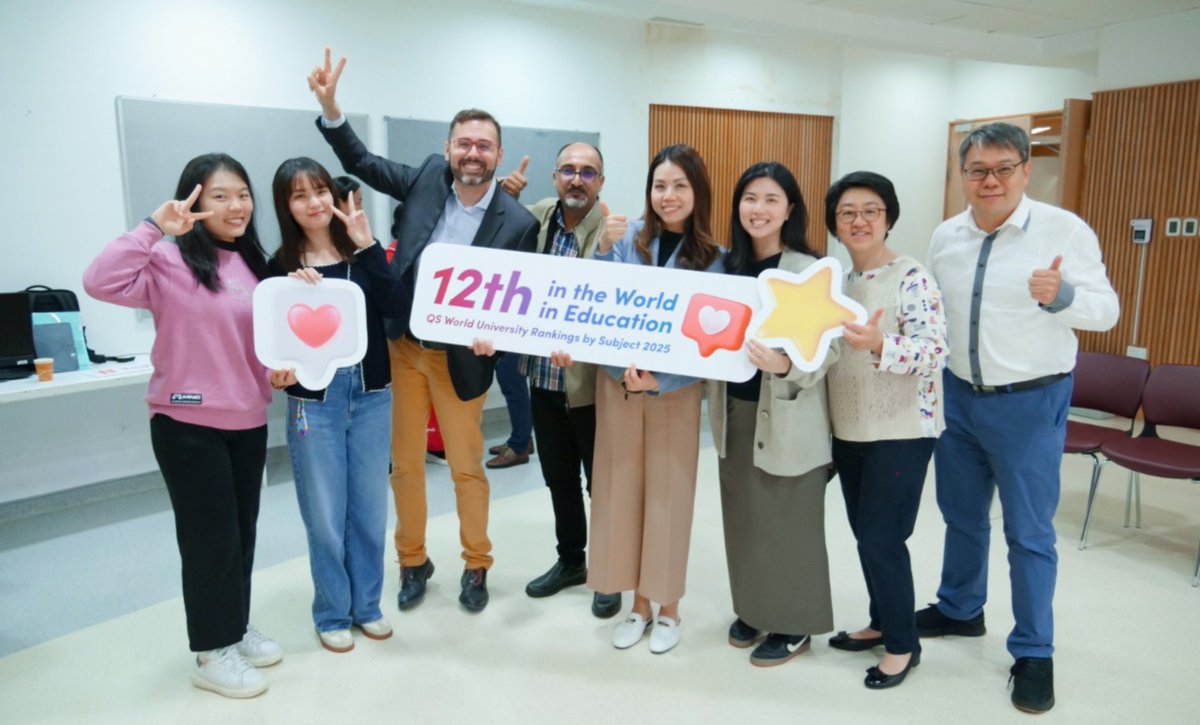 Early Childhood Education Department (ECE), EdUHK (@ece_eduhk) on Twitter photo Congratulations to EdUHK for achieving 12th place in the 2025 QS World Rankings by subject! And for securing 4th place in Asia, maintaining a top-5 ranking in the region for 11 consecutive years! Here’s to even more remarkable milestones ahead!🌟🌟🌟 <a href="/FEHD_EdUHK/">Faculty of Education and Human Development, EdUHK</a> #ECE #EdUHK Congratulations to EdUHK for achieving 12th place in the 2025 QS World Rankings by subject! And for securing 4th place in Asia, maintaining a top-5 ranking in the region for 11 consecutive years! Here’s to even more remarkable milestones ahead!🌟🌟🌟 <a href="/FEHD_EdUHK/">Faculty of Education and Human Development, EdUHK</a> #ECE #EdUHK