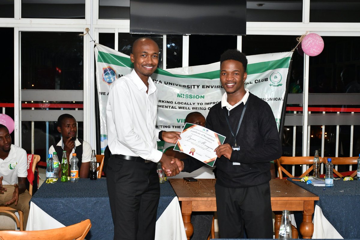 Youth, including university students, are key to climate action and sustainability.

As chief guest at <a href="/MkunecThika/">mount Kenya university environmental club Thika</a> leadership handing-over ceremony, our ED, <a href="/WaHarrisonB/">Boniface Wa Harrison</a>, urged youth to engage in community climate initiatives.

MKUNEC, keep leading in environment conservation!