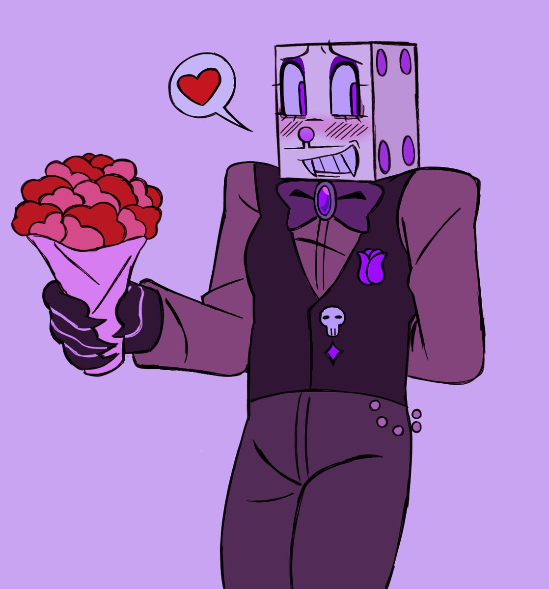 ROLLINDlCE's tweet image. hi!! im fawn or cupid, and im a 20 year old transgender black man!!! i use he/werewolf and i like to draw werewolves and cuphead! im also always trying to work on improving my art and becoming an animator! i also have chibi and pwyw sketch comms open!