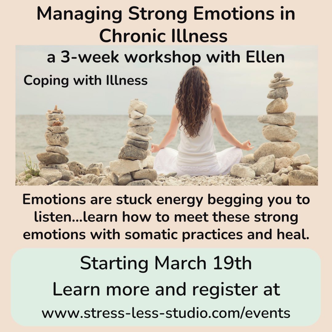 EllenStressLess's tweet photo. We tend to numb uncomfortable emotions: food, sleep, alcohol, Netflix, scrolling… But emotions don’t disappear, they build up. Until they explode: anxiety, illness, burnout. There’s no feeling too big when you have the tools: grounding, breath, journaling.
I’ll guide you! https://t.co/u77kSHYOSs