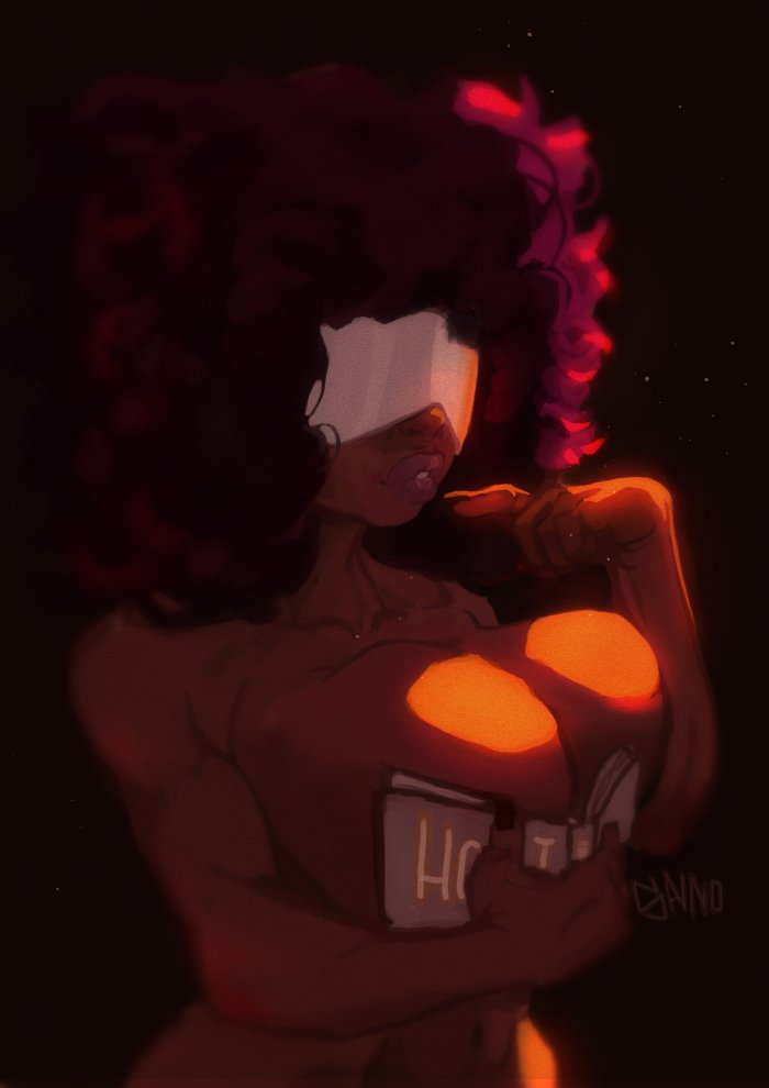 ArtSainos's tweet photo. garnet... was reading.... i think...(? https://t.co/YxuEcC7Y2I