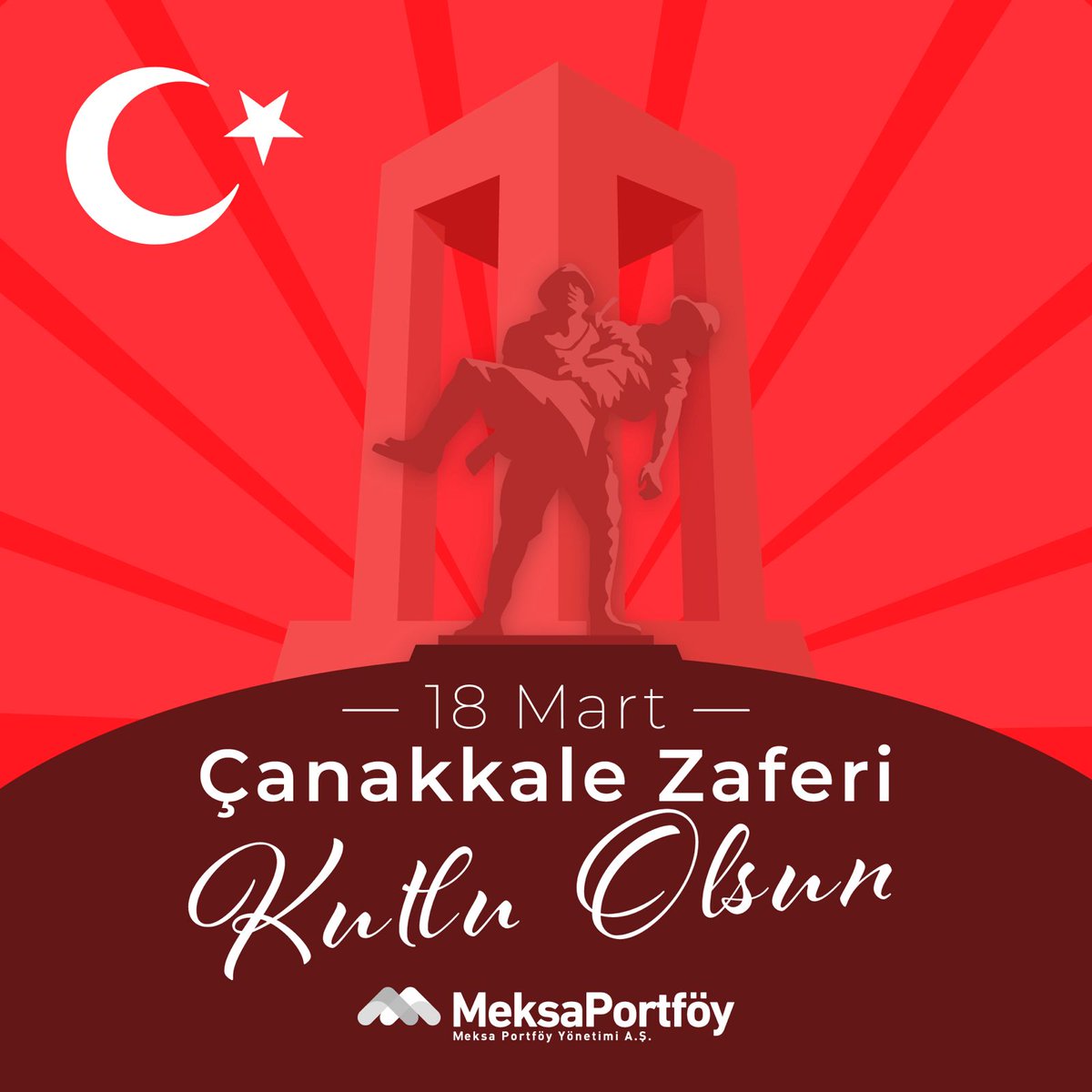 Çanakkale, yalnızca bir zafer değil, bir milletin bağımsızlık destanıdır. 
#18MartÇanakkaleZaferi’nin 110. yılında başta Mustafa Kemal Atatürk ve kahraman silah arkadaşları olmak üzere tüm şehit ve gazilerimizi rahmet, minnet ve şükranla anıyoruz.
