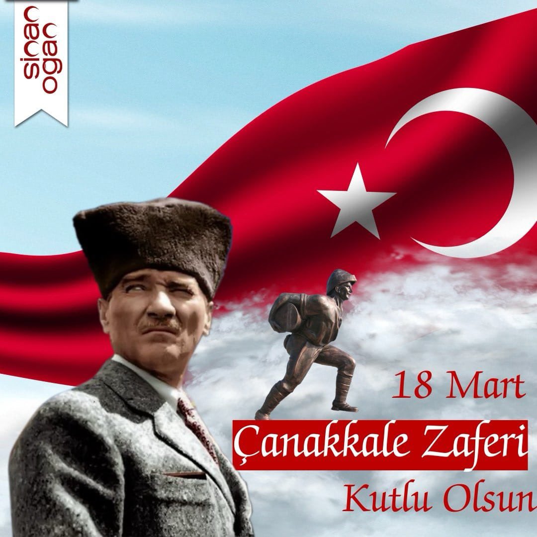 Düşmana geçit verilmeyen, adına şiirler yazılan #Çanakkale Zaferi'nin 110. yıl dönümünü kutluyorum. 
Başta Gazi Mustafa Kemal Atatürk ve silah arkadaşları olmak üzere tüm milli mücadele kahramanlarımızı rahmet ve minnetle anıyorum.