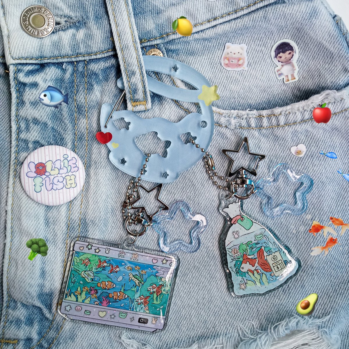 ꒰ RTs &amp; likes are very appreciated ꒱

i 𓆝 sea carabiner by octhing ⋆.˚ 𓇼

⭒ period: ~ 24/03 (22.00 WIB)
⭒ price: 62k | dp 42k

order here ↓
🐟 forms.gle/pVjsqCo9g8uFoY…

📮 WW GO ➼ DM