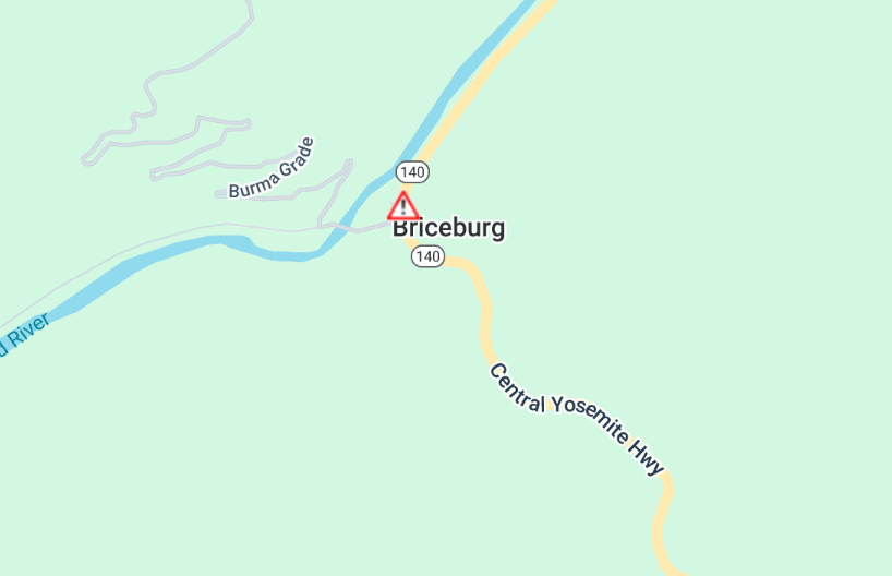 #TrafficAlert #MariposaCounty Sr-140 at Briceburg, roadway completely blocked in both directions by rockslide. No ETO at this time. Motorists should avoid this route. Traffic and closure info. available in real-time using Quickmap.dot.ca.gov. #Quickmap. #KnowBeforeYouGo.