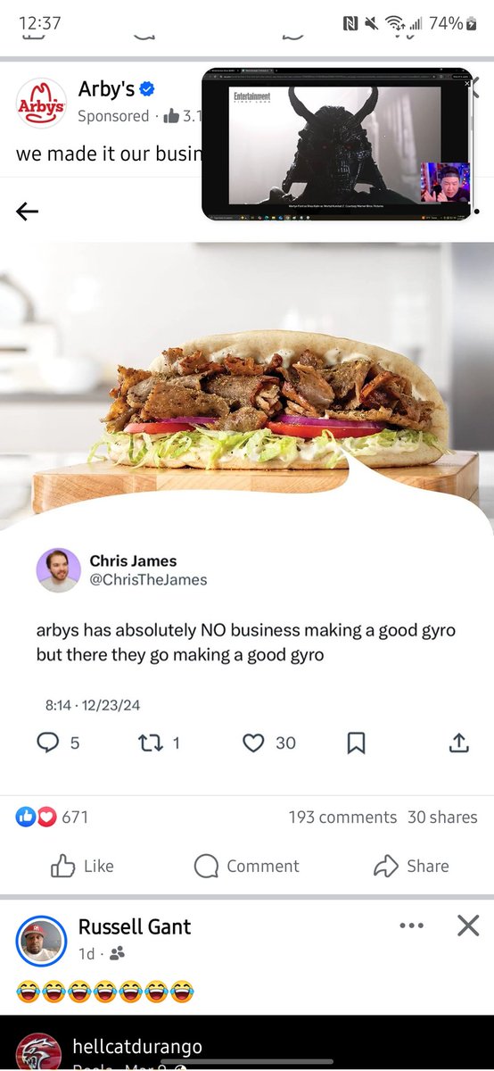 mrtakinoff's tweet photo. @ChrisTheJames made Arby's official site 🔥🔥🔥 https://t.co/lpPAKvRdAc
