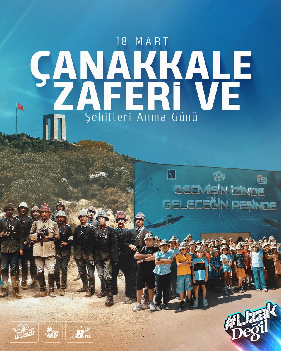 Destan yazan Çanakkale ruhu #UzakDeğil 🇹🇷

#18MartÇanakkaleZaferi'miz kutlu olsun!