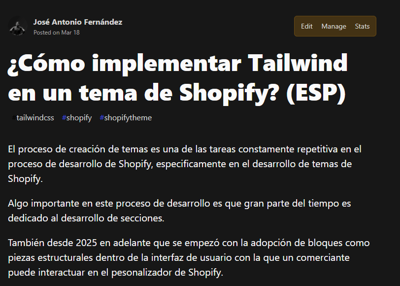 _joseamayaa's tweet photo. TailwindCSS + Shopify 
https://t.co/rtssrmewTV https://t.co/fuurGuuSJ4