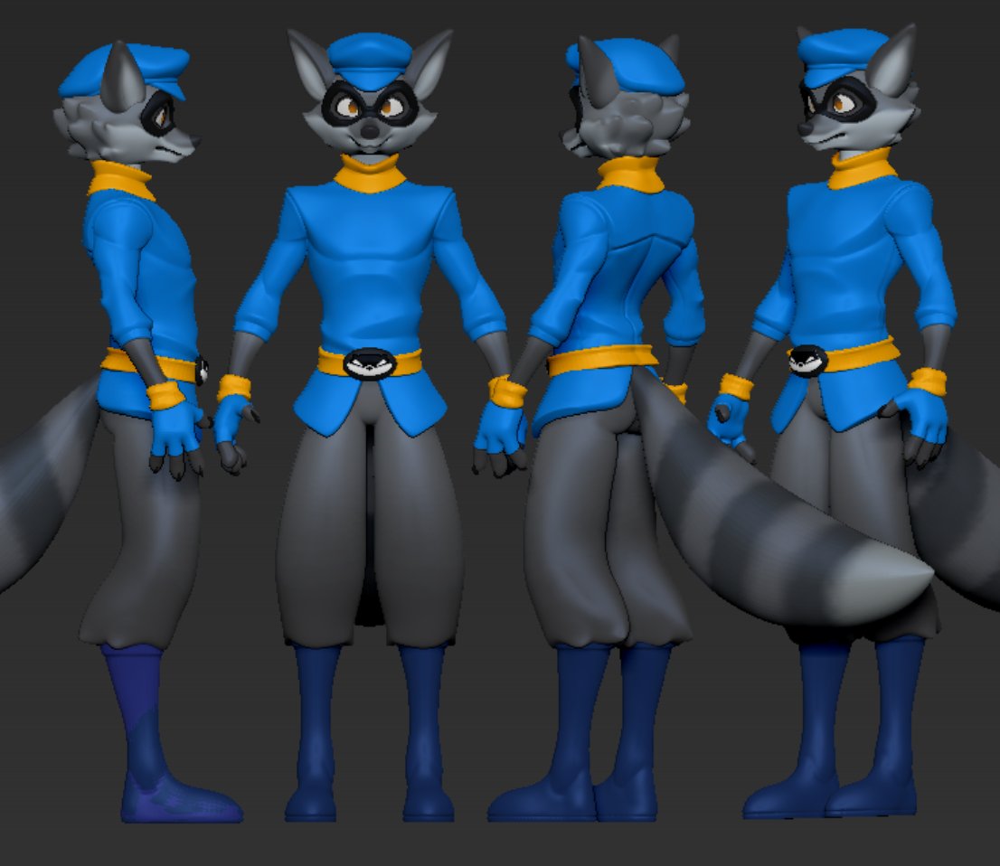 Noone asked for this But I couldn't handle myself and made classic Sly outfit draft sculpt.