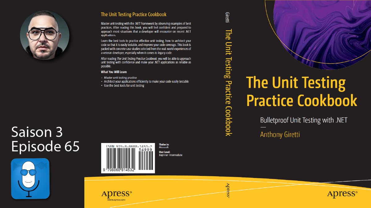 DevDevDev.net (@devdevdevdotnet) on Twitter photo Anthony Giretti, Microsoft MVP, nous présente son prochain ouvrage : "The Unit Testing Practice Cookbook" #podcast #dotnet #testsunitaires <a href="/anthonygiretti/">Anthony Giretti 🇨🇦🇫🇷🇮🇹</a>
devdevdev.net/presentation-d… Anthony Giretti, Microsoft MVP, nous présente son prochain ouvrage : "The Unit Testing Practice Cookbook" #podcast #dotnet #testsunitaires <a href="/anthonygiretti/">Anthony Giretti 🇨🇦🇫🇷🇮🇹</a>
devdevdev.net/presentation-d…
