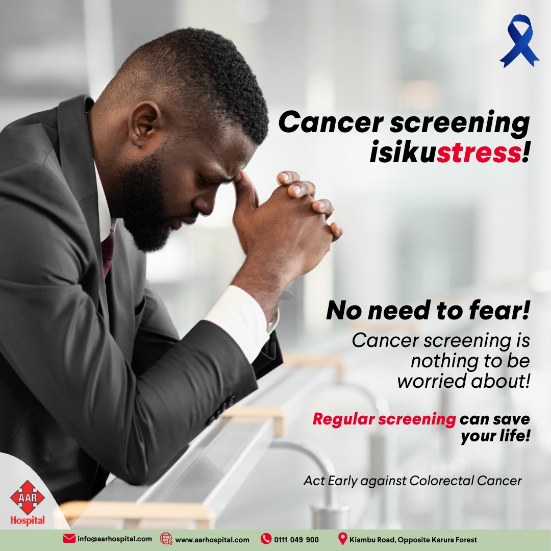 Cancer Screening is nothing to be worried about!

Cancer screening can save your life because it is the best way to be certain on whether you are cancer free or at risk. 

Cancer screening isikustress!

#aarhospital #colorectalcancerawarenessmonth #health