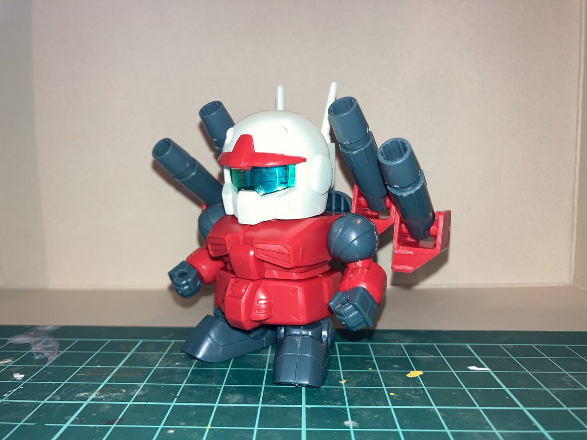 MusashingmanSub's tweet image. G-ジェネのガンキャノンを
東方風神録の八坂神奈子風に改造しようと
キャノンをもう二つ付けてみたらさらに
強そうな見た目に変化したなぁ〜
…さてパテ盛っていきますか
#ガンダム #ガンプラ #sdガンダム #BB戦士 #エポキシパテ #gジェネ #ガンキャノン #東方 #東方風神録 #八坂神奈子 #ガンプラ改造