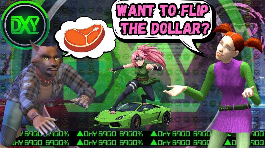 DXY_6900's tweet photo. An opportunity remains just that, until you take action. 
@DXY_6900 

Flipping the $Dollar is the most achievable goal in the entire #Stocktomeme narrative sector. Do let this opportunity slip. https://t.co/ODfkqefPls