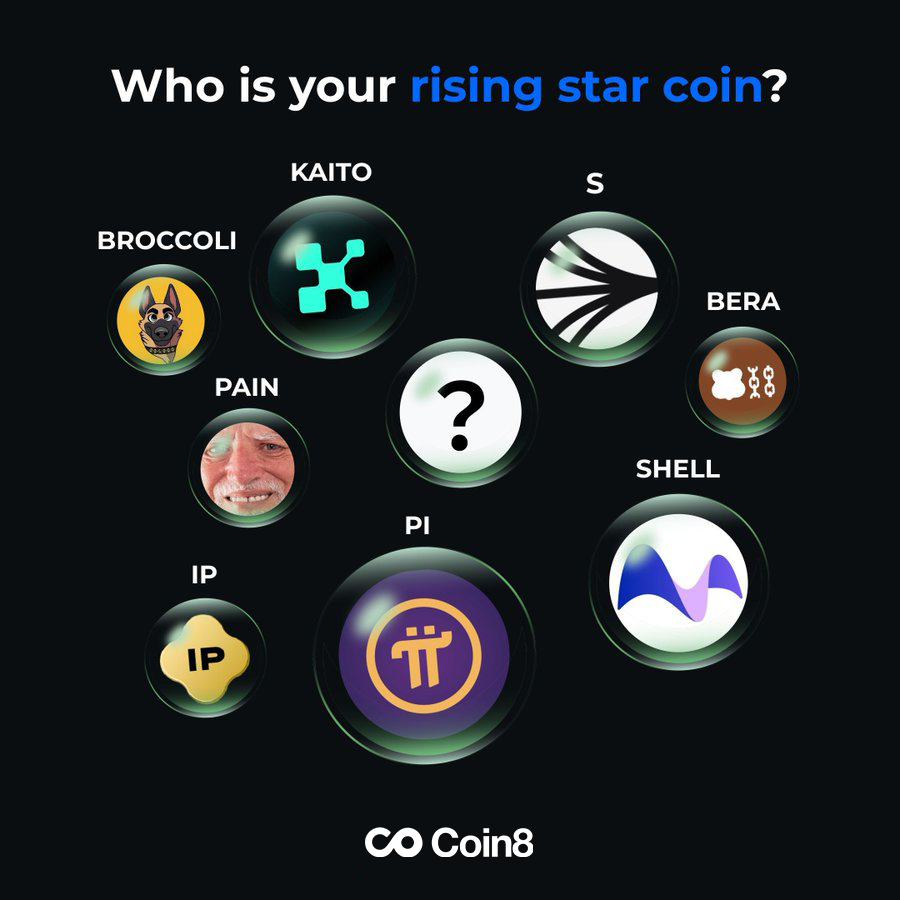 大聲說出來！🙋 你正在關注的潛力幣是誰？
👉 coin8.co/#/