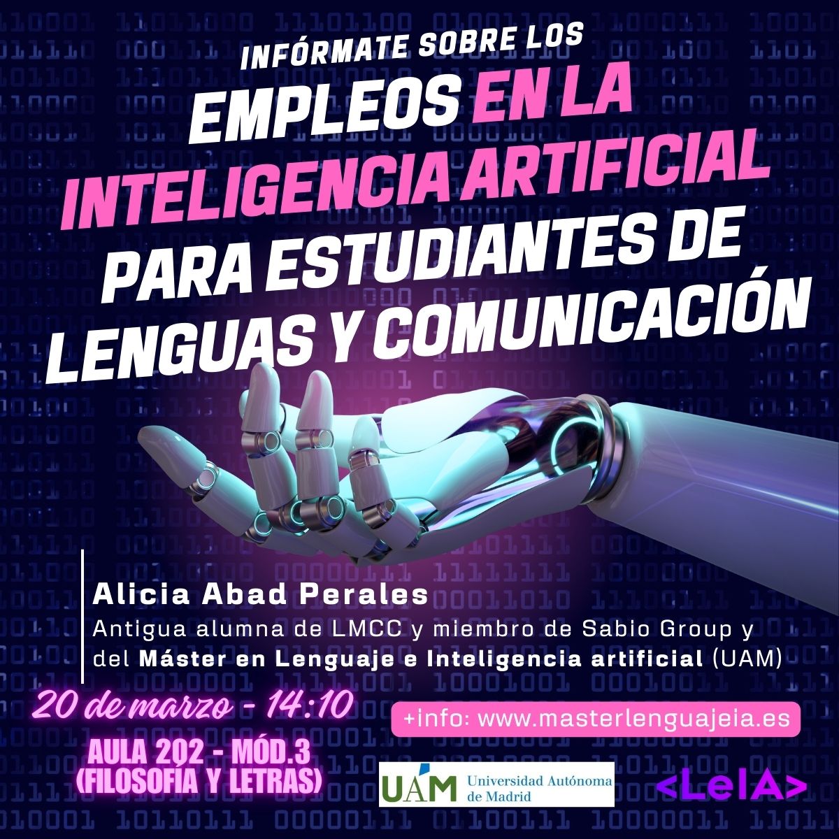 Máster en Lenguaje e Inteligencia Artificial (UAM) tweet media