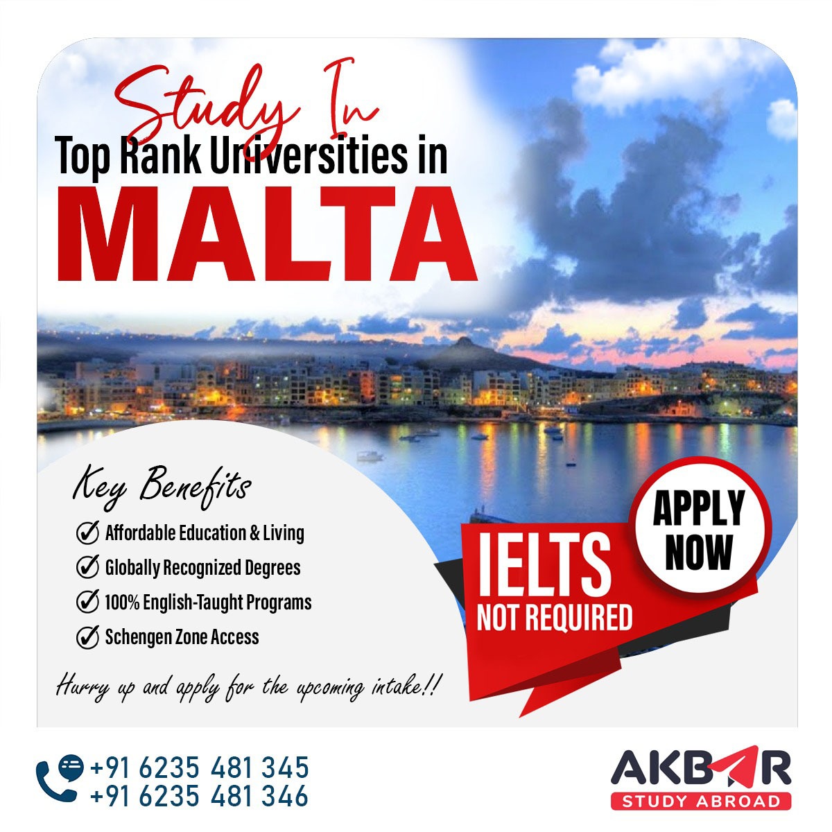 FilfullEdu's tweet photo. 🌍 Study in Malta – Your Gateway to Europe! ✨

Dreaming of studying abroad? Malta offers world-class education, affordable tuition, and stunning island life!
✅ Globally recognized universities
✅ Affordable living &amp; tuition
✅ Study + work opportunities
✅ Schengen visa access https://t.co/jX54d3sm08