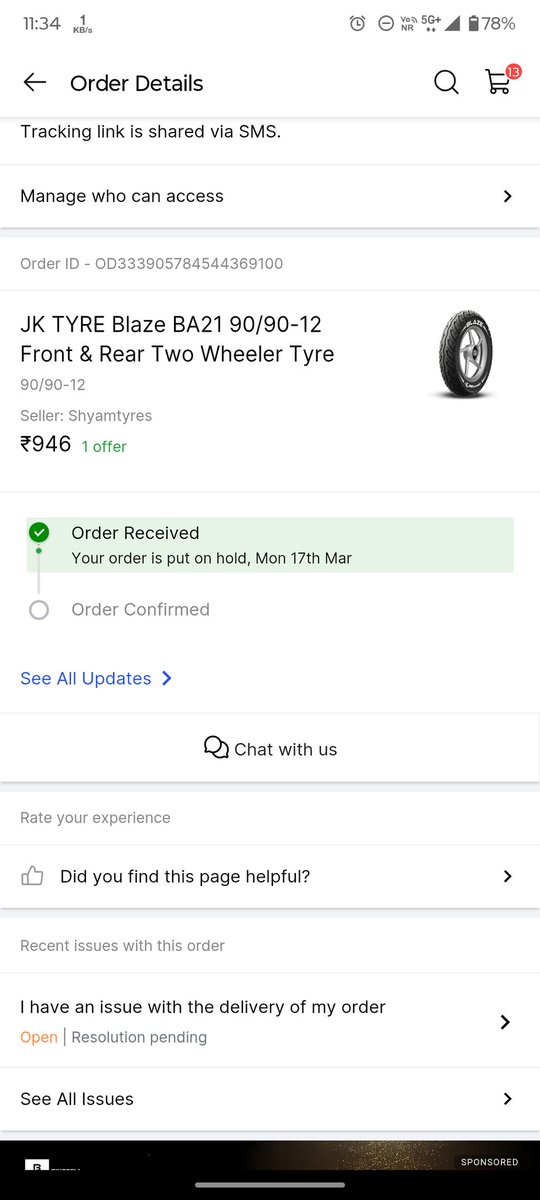 sanjay880816's tweet photo. @flipkartsupport My prepaid order [OD333905784544369100] has not been processed yet, and there’s no update. This delay is frustrating! Could you please look into this and provide an update? #Flipkart #CustomerService #OrderDelay" https://t.co/pUvwDcqb3V