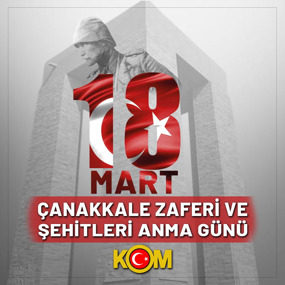 🇹🇷 18 Mart Şehitleri Anma Günü ve Çanakkale Zaferi’nin 110. yıl dönümünde Gazi Mustafa Kemal Atatürk başta olmak üzere, vatanını canından aziz bilen kahraman şehitlerimizi rahmet ve minnetle anıyoruz.

#18MartÇanakkaleZaferi