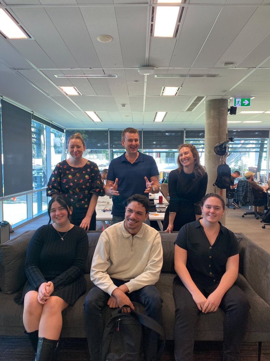 Huge congrats to Isabella, Luke &amp; Charlee on completing their paid internship with VML &amp; Landor, working on the Brisbane 2032 Olympic &amp; Paralympic Games brand strategy &amp; Emblems design.  Your '7 Years to Go' campaign presentation was amazing! #Brisbane2032 #Olympics #Paralympics