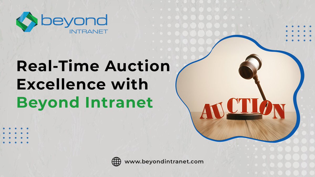 KeyBeyond's tweet image. Transform your auction game with Beyond Intranet's Forward & Reverse Auction Software, built on SharePoint. Ready to unlock smarter auction strategies? Let’s get started.
beyondintranet.com/online-reverse…
#AuctionSoftware #SharePointSolutions #BeyondIntranet #BeyondKey