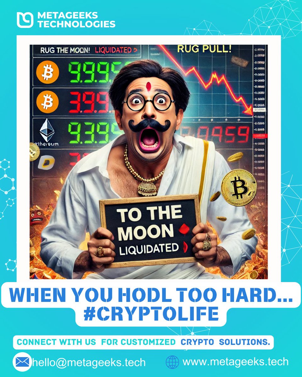 MetaGeeks_tech's tweet image. When you're still shouting 'To the Moon' but your portfolio is on a one-way trip to Earth's core.
#HODLGang #CryptoStruggles