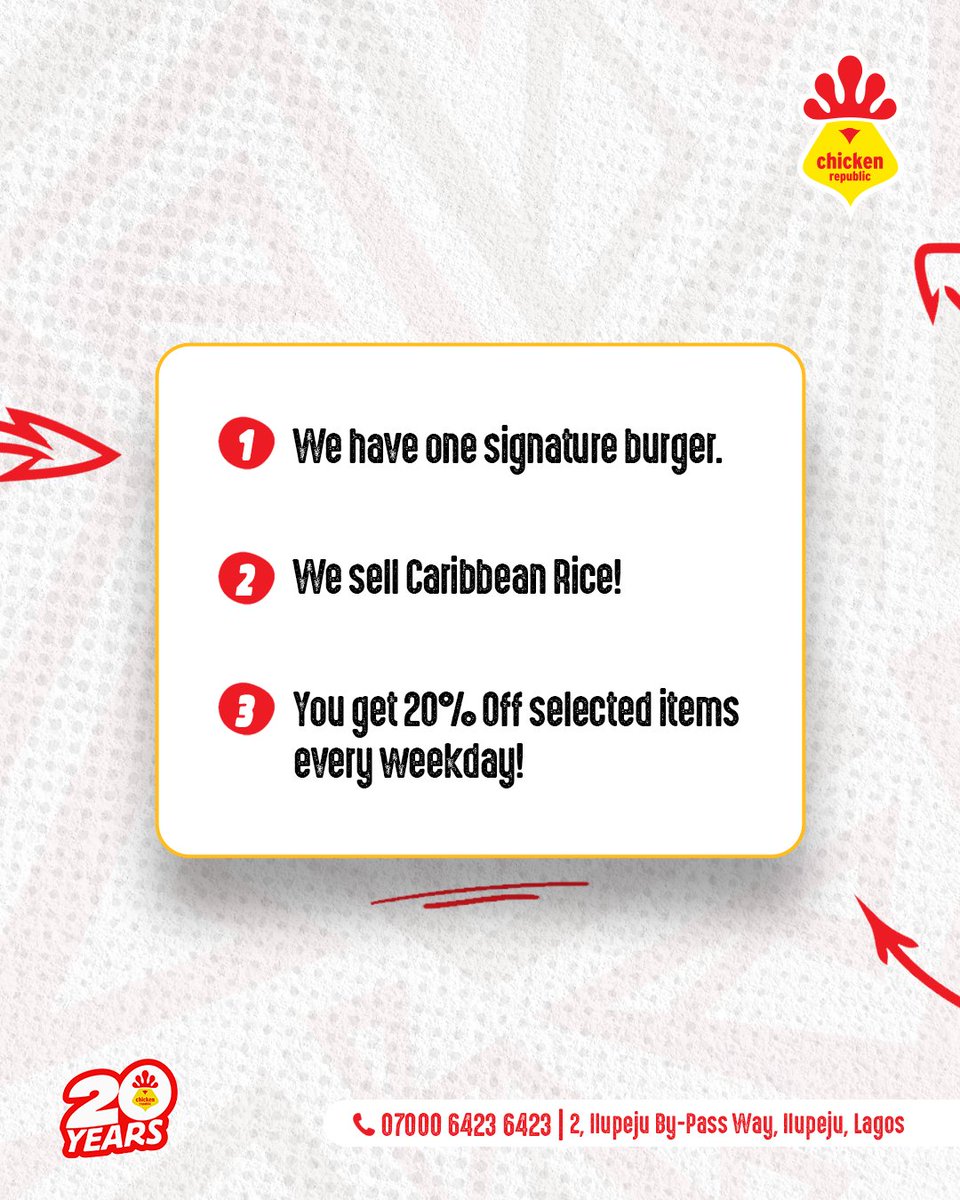 ChickenRepublic's tweet photo. Sabi citizens, how far? Where's the lie? ⬇️
#NiceNice #ChickenRepublic #ThisIsOurRepublic https://t.co/77i61cM2E3
