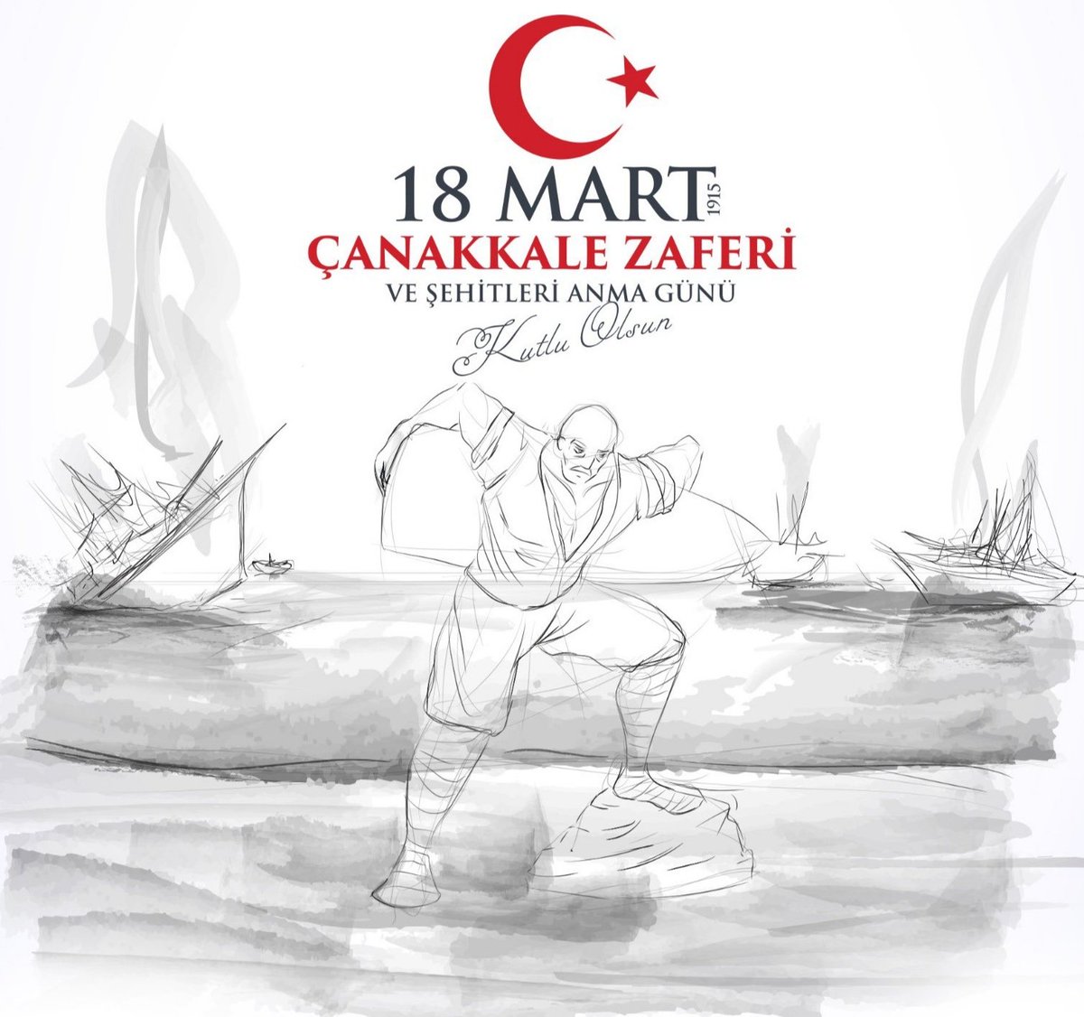 haluk_demir1's tweet photo. Çanakkale Zaferinin 110. yıl dönümünde; Vatan topraklarını geçilmez kılan aziz şehitlerimizi, kahraman gazilerimizi rahmet ve minnetle anıyorum.
#18MartÇanakkaleZaferi https://t.co/MKwYyVRM9T