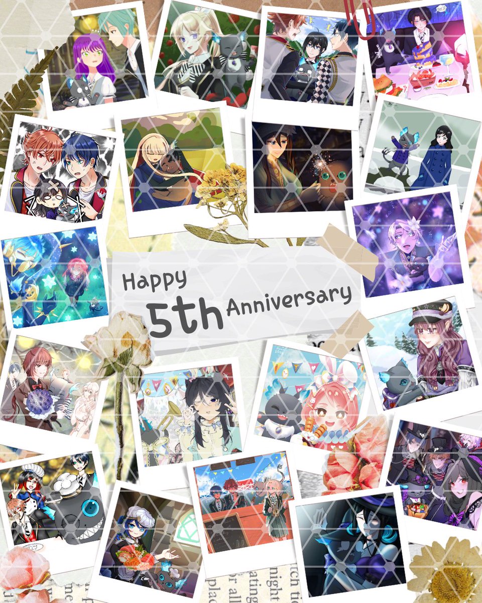c_cindiez's tweet photo. 𝓗𝓪𝓹𝓹𝔂 5𝓽𝓱 𝓐𝓷𝓷𝓲𝓿𝓮𝓻𝓼𝓪𝓻𝔂 💝🎉
５周年おめでとうございます。

# ツイステ5周年

Album Link: https://t.co/zXyatZKzvS https://t.co/SKYZQxyfsG