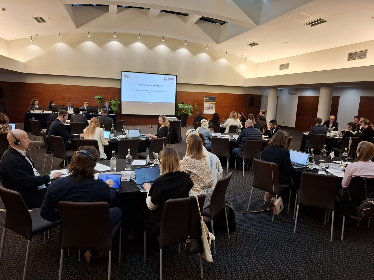 Labour inspectorates, social security agencies &amp; tax authorities-when they collaborate they tackle undeclared work head-on! 
Last week in Rome 🇮🇹 60+experts from the EU&amp;Western Balkans shared insights on data sharing, joint inspections, cross-border cooperation #EULabourAuthority