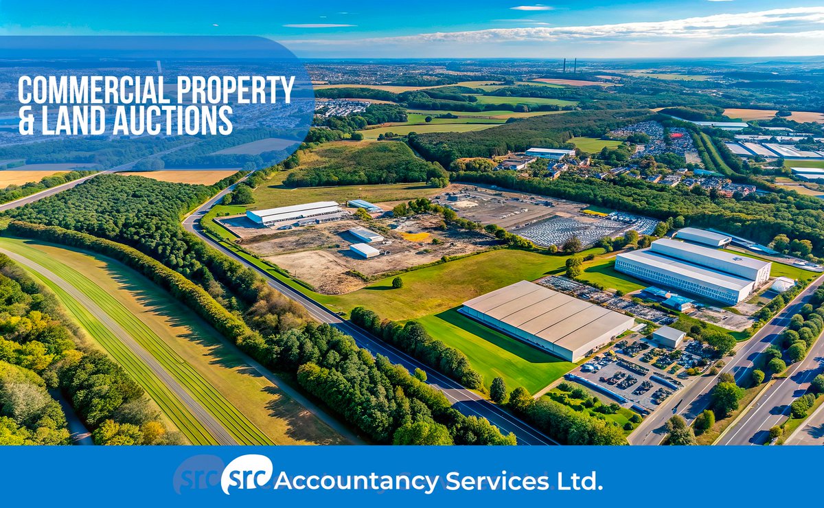 SRCAccountancy's tweet image. 🏭 Selling #CommercialProperty &amp;amp; #Land via Auction 🏢
We&apos;ve partnered with the UK’s leading auction house that specialises in the sale of commercial properties &amp;amp; land within  28-days
If you’re thinking of disposing of a commercial #property or land, visit  srcaccountants.co.uk/2025/03/18/sel…