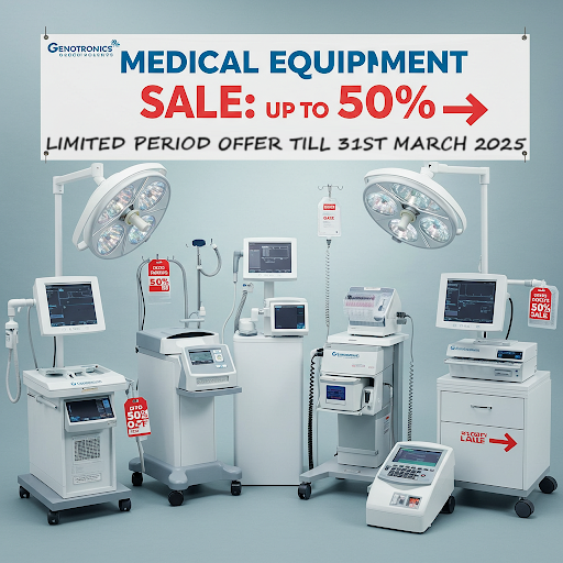 genotronics's tweet photo. Limited Time Offer! Up to 50%
Valid 18 Mar - 31 Mar
Don't miss out on incredible savings on high-quality medical equipment from **Genotronics**,  the **best sales and service provider for medical equipment in Maharashtra!**  For a **limited period only, until March 31st, 2025** https://t.co/Ill5CKxmC4