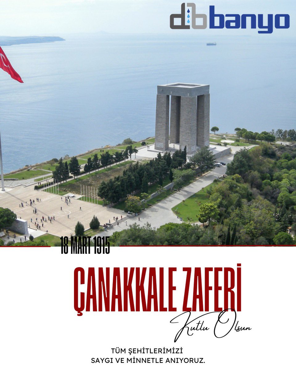 dbbanyo's tweet photo. 18 Mart Çanakkale Zaferi’nin 110. yıl dönümünde başta Gazi Mustafa Kemal Atatürk olmak üzere bütün kahraman şehitlerimizi saygı ve rahmetle anıyoruz. 

#dbbanyo #18Mart #18Mart1915 #18martcanakkalezaferi https://t.co/82jxraFAfx