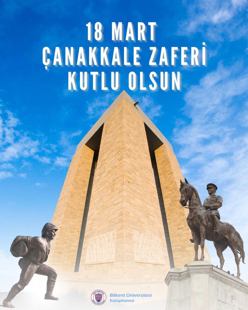 librarybilkent's tweet image. 18 Mart Çanakkale Zaferi&apos;nin 110. yılında başta Ulu Önderimiz Gazi Mustafa Kemal Atatürk olmak üzere tüm şehitlerimizi ve gazilerimizi saygıyla, minnetle ve rahmetle anıyoruz. 🇹🇷

#18martçanakkalezaferi #bilkent #bilkentlibrary