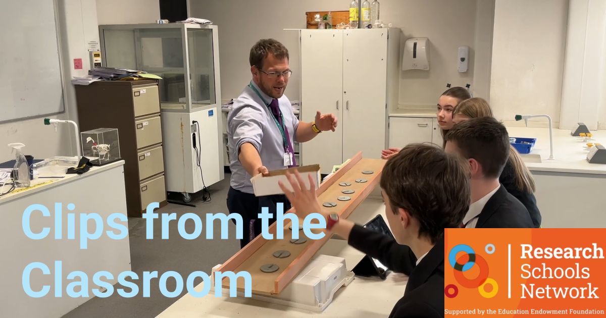 📣 Calling school leaders and headteachers! Are you considering professional development opportunities for your staff?  
 
Take inspiration from <a href="/rs_network/">Research Schools Network</a>’s Clips from the Classroom, a hub of classroom practice in action.  
 
Explore now: buff.ly/3YwaX0V