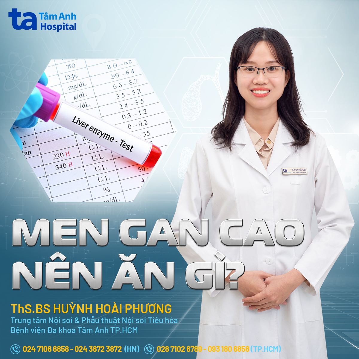 tieuhoatamanh's tweet photo. 💥 KH Minh Dallas hỏi: "Tôi vừa xét nghiệm men gan cao, vậy ăn uống cần lưu gì ko bác sĩ?"
👉Xem ngay: https://t.co/GCIdIajlwi
#Benhvientamanh #Tamanhhospital #Hospital #Benhvien #AMMO #น้ําตาลฟิล์ม #Fakers #LingOrm #Typically https://t.co/7kYjdiRsj8