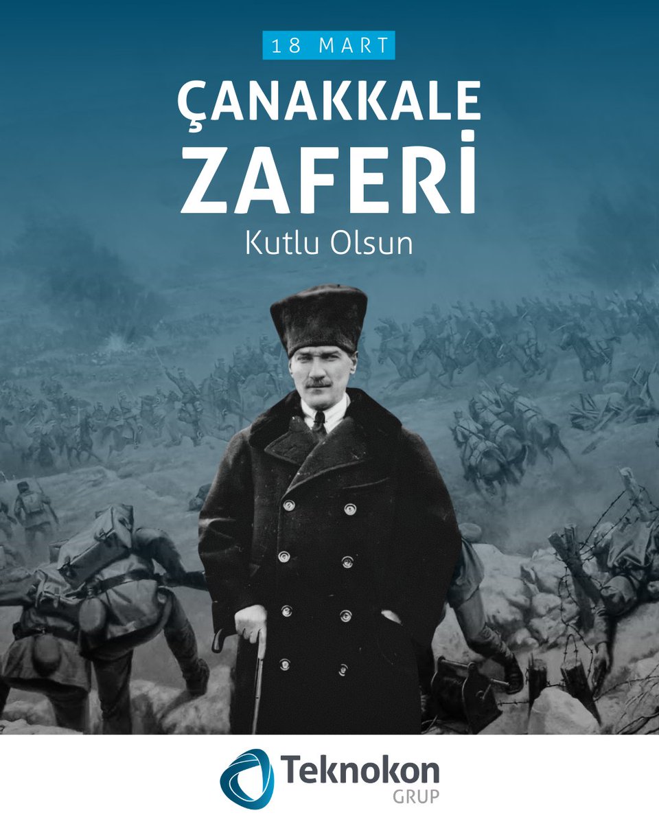 18 Mart Çanakkale Zaferi’nin 110. yılında, başta Mustafa Kemal Atatürk olmak üzere tüm şehitlerimizi saygıyla anıyoruz.

#18MartÇanakkaleZaferi