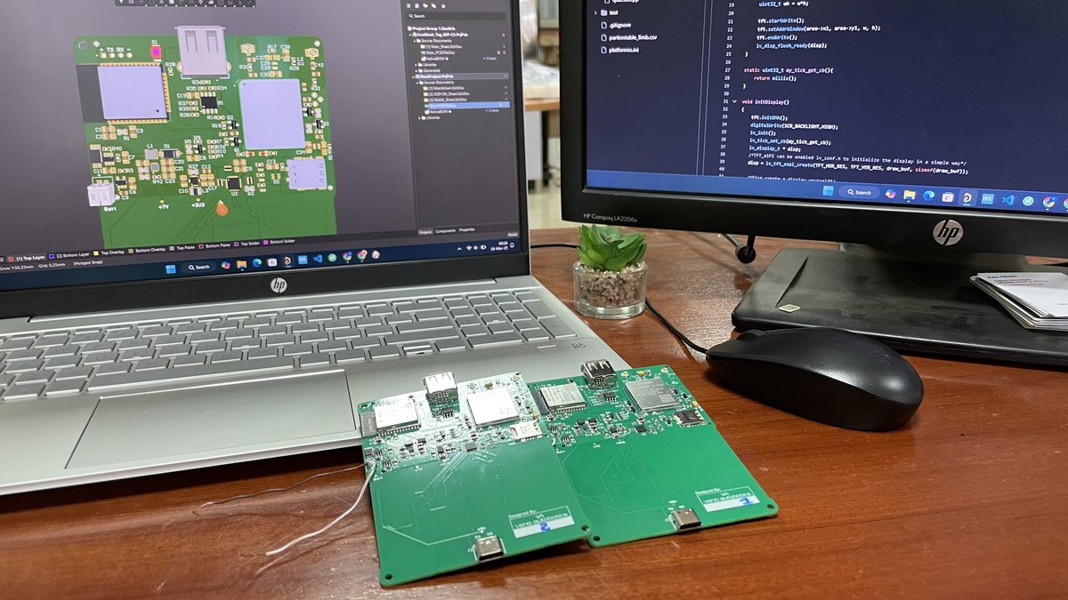 VkBoit's tweet image. Today at the lab, we are having one of those mornings. Where a PCB was designed perfectly, component placement done precisely, reflow soldering completed fully and then the firmware uploaded successfully, and then…
 it won’t connect to the internet

..so we are doing oT not IoT